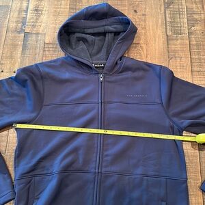 Travis Mathew City Polar Fleece Hoodie Blue Worn Once! Medium